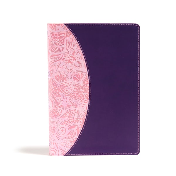 Cover image for KJV One Big Story Bible, Pink/Purple Leathertouch, isbn: 9781535990646