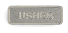 Cover image for Usher Badge Silver Finish, isbn: 9781535999212