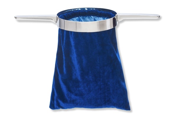Cover image for Offering Bag with Handle - Blue Cloth, isbn: 9781535999243