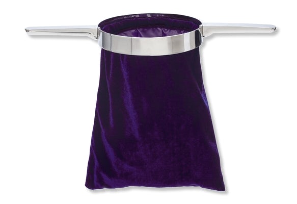 Cover image for Offering Bag with Handle - Purple Cloth, isbn: 9781535999250