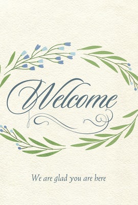 Cover image for Welcome Folder: Welcome We Are Glad You Are Here (Package of 12), isbn: 9781535999335