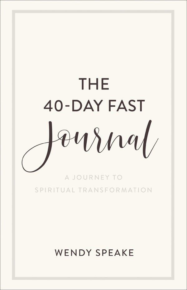Cover image for The 40-Day Fast Journal, isbn: 9781540901217