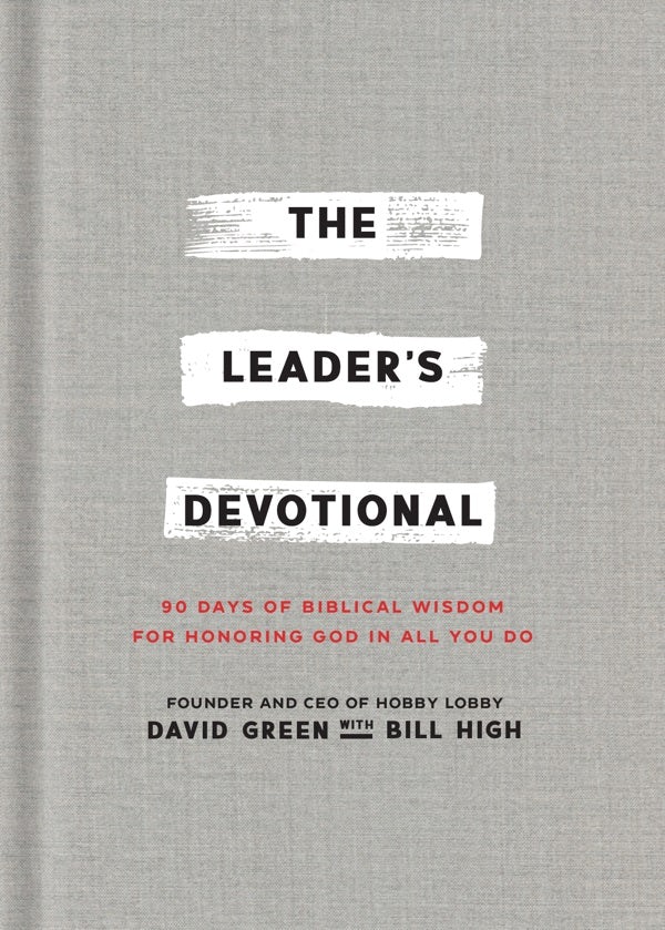 Cover image for The Leader's Devotional, isbn: 9781540903990