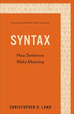 Cover image for Syntax, isbn: 9781540966100
