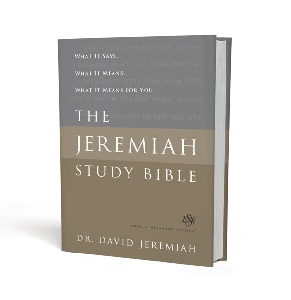 Cover image for The Jeremiah Study Bible, ESV, isbn: 9781546014256