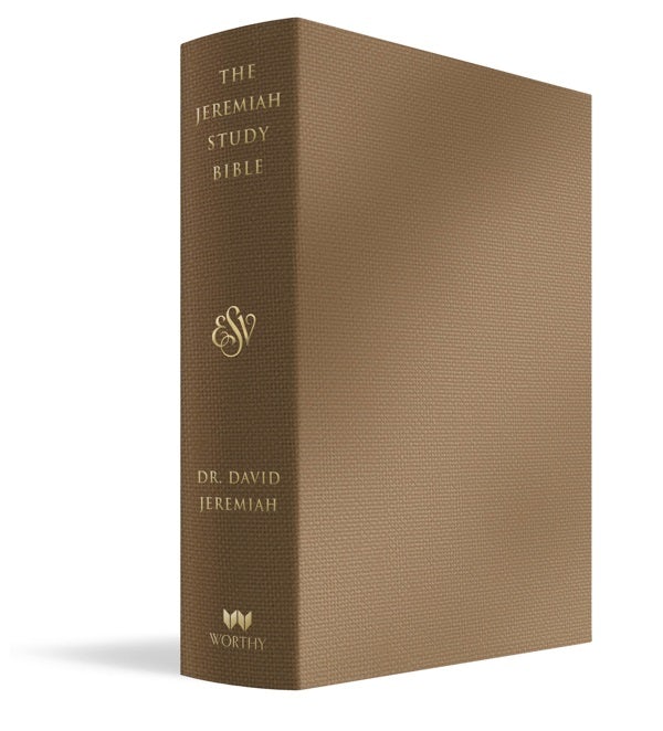 Cover image for The Jeremiah Study Bible, Esv, Bronze Leatherluxe(r), isbn: 9781546015406