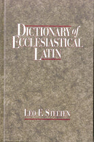 Cover image for Dictionary of Ecclesiastical Latin, isbn: 9781565631311