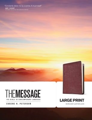 Cover image for Message Bible-MS-Large Print Numbered, isbn: 9781576838464