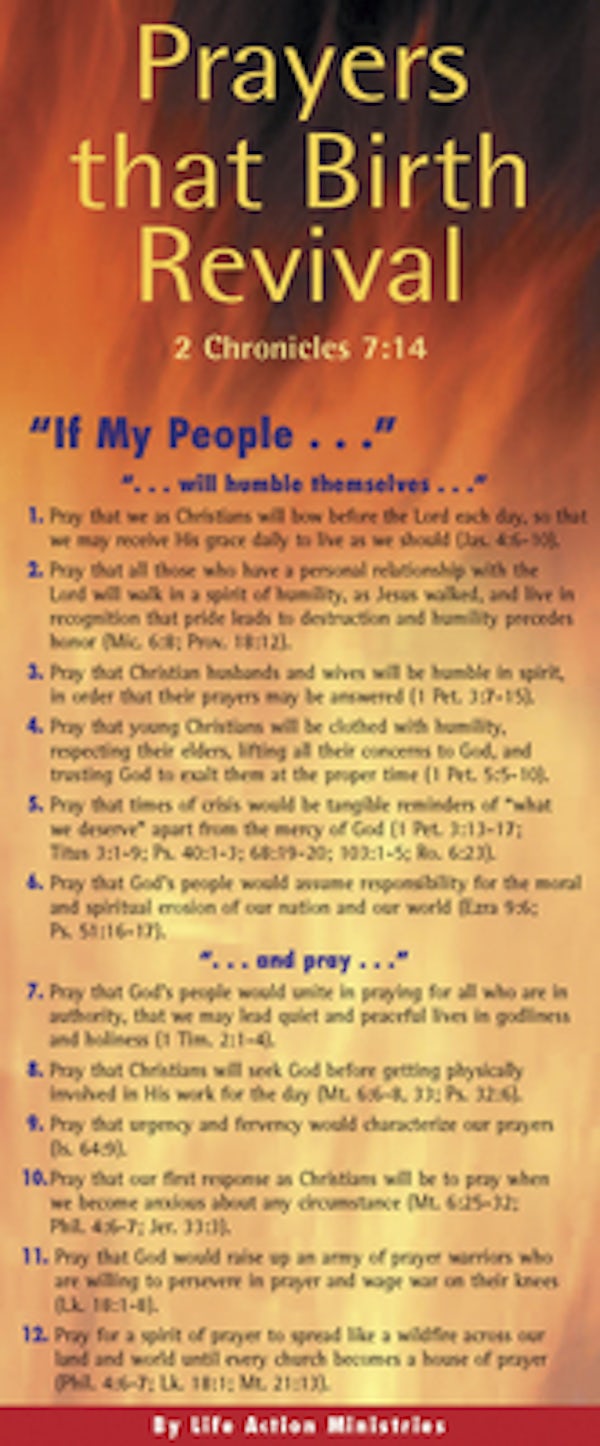 Cover image for Prayers That Birth Revival 50-Pack, isbn: 9781576839089