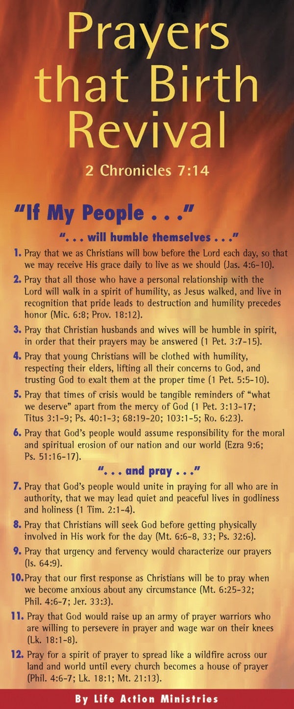 Cover image for Prayers That Birth Revival 50-Pack, isbn: 9781576839089