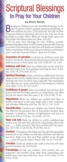 Cover image for Scriptural Blessings to Pray for Your Children 50-Pack, isbn: 9781576839638