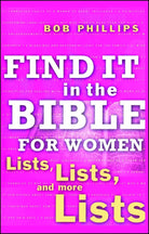 Cover image for Find It in the Bible for Women, isbn: 9781582296401