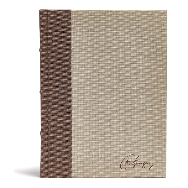 Cover image for CSB Spurgeon Study Bible, Brown/Tan Cloth Over Board, isbn: 9781586409715