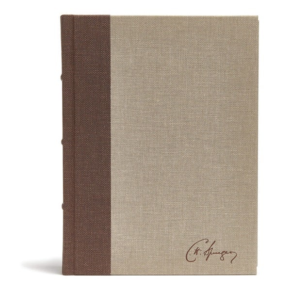 Cover image for CSB Spurgeon Study Bible, Brown/Tan Cloth Over Board, isbn: 9781586409715
