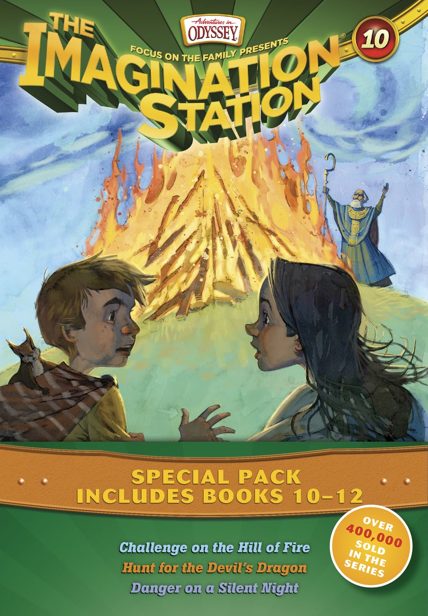 Cover image for Imagination Station Books 3-Pack: Challenge on the Hill of Fire / Hunt for the Devil's Dragon / Danger on a Silent Night, isbn: 9781589978539