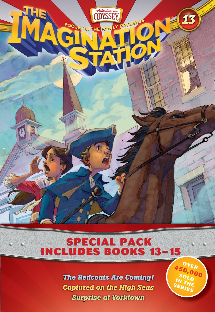 Cover image for Imagination Station Books 3-Pack: The Redcoats Are Coming! / Captured on the High Seas / Surprise at Yorktown, isbn: 9781589978720