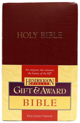 Cover image for Gift & Award Bible-KJV, isbn: 9781598560220