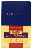 Cover image for Gift & Award Bible-KJV, isbn: 9781598560237