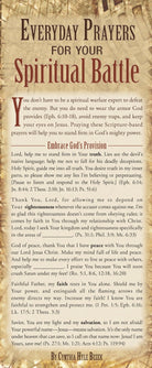 Cover image for Everyday Prayers for Your Spiritual Battle 50-Pack, isbn: 9781600062971