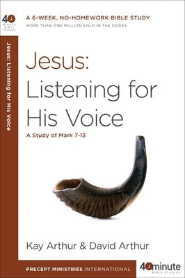 Cover image for Jesus: Listening for His Voice, isbn: 9781601428080