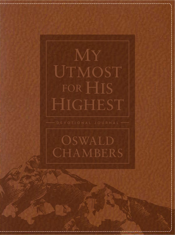 Cover image for My Utmost for His Highest Devotional Journal, isbn: 9781627077347
