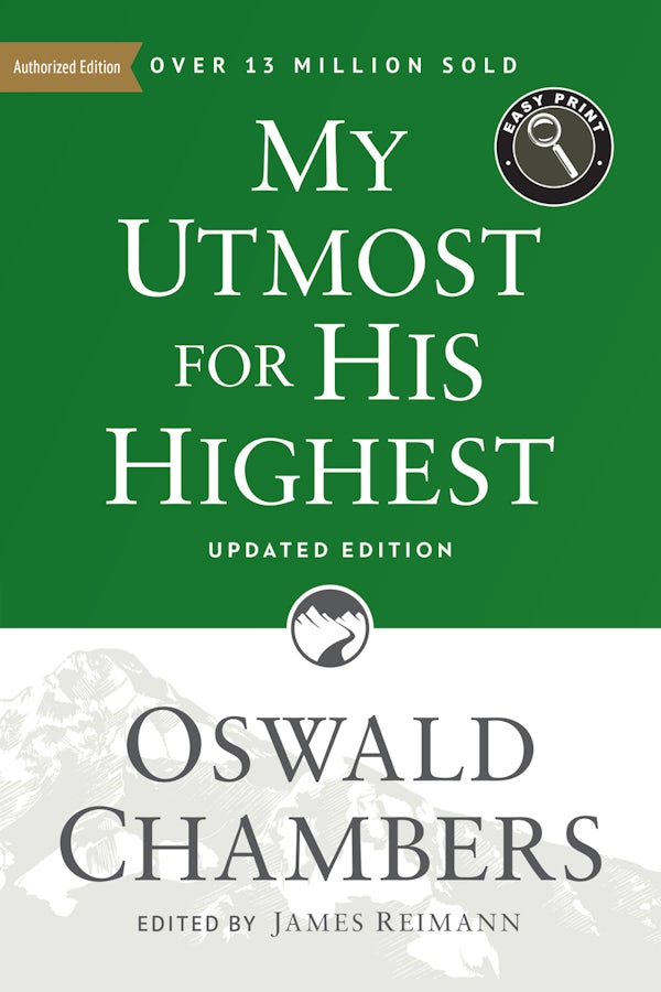 Cover image for My Utmost for His Highest, isbn: 9781627078795