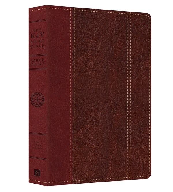 Cover image for Large Print Study Bible-KJV, isbn: 9781630584580