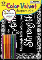 Cover image for Velvet Scripture Art Philippians 4:13, isbn: 9781630588205