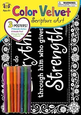 Cover image for Velvet Scripture Art Philippians 4:13, isbn: 9781630588205
