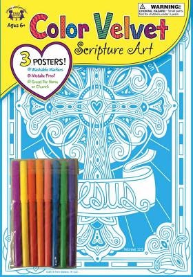 Cover image for Let Us Fix Our Eyes on Jesus Hebrews 12:2 Color Velvet Art, isbn: 9781630588236