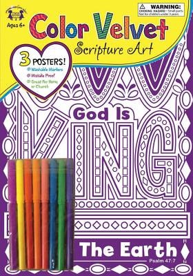Cover image for God Is King Psalm 47:7 Color Velvet Art, isbn: 9781630588243