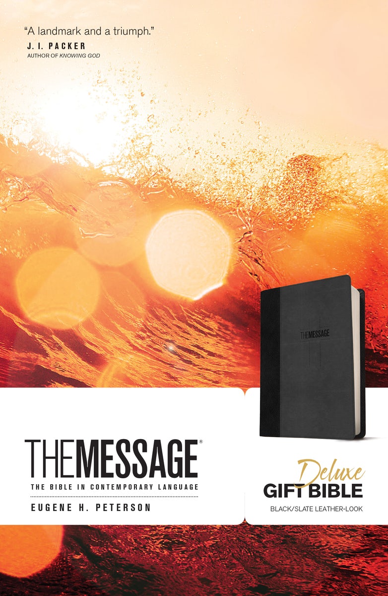 Cover image for The Message Deluxe Gift Bible, isbn: 9781631465802