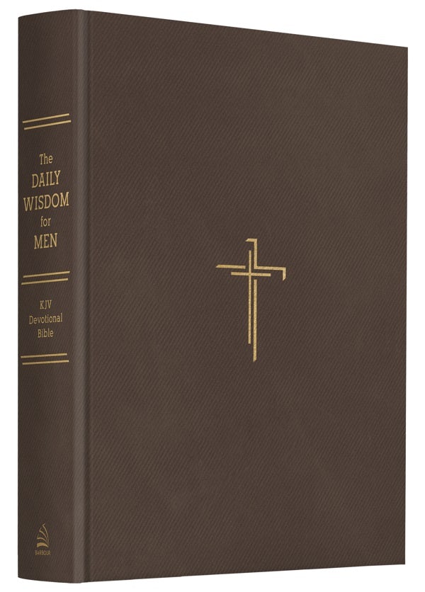 Cover image for The Daily Wisdom for Men KJV Devotional Bible, isbn: 9781636090139