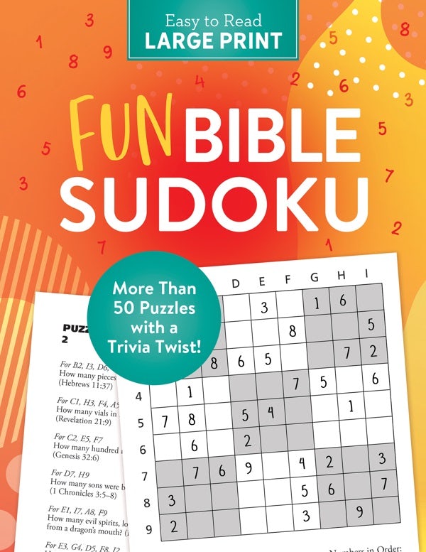 Cover image for Fun Bible Sudoku Large Print, isbn: 9781636091648