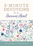 Cover image for 3-Minute Devotions for an Anxious Heart, isbn: 9781636091662