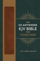 Cover image for The Go-Anywhere KJV Bible for Young Men [Woodgrain Chestnut], isbn: 9781636091730