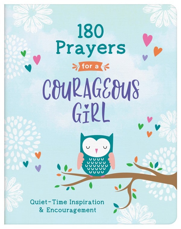 Cover image for 180 Prayers for a Courageous Girl, isbn: 9781636091914