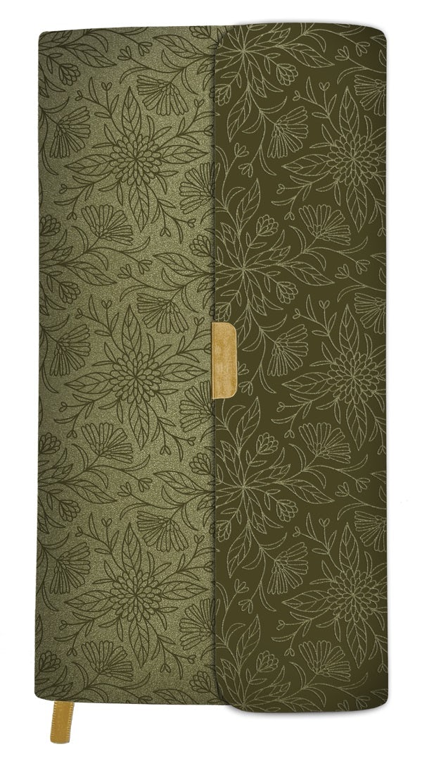 Cover image for The KJV Compact Bible [Olive Petals], isbn: 9781636091983
