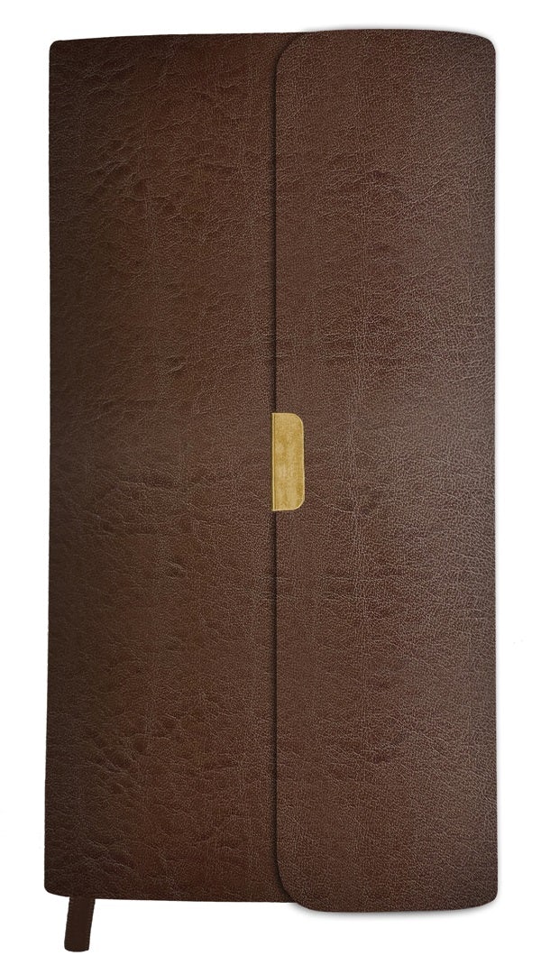 Cover image for The KJV Compact Bible [Brown Bonded Leather], isbn: 9781636091990