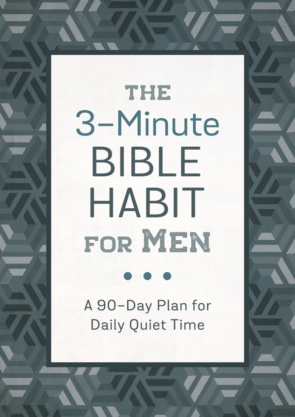 Cover image for The 3-Minute Bible Habit for Men, isbn: 9781636092560