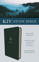 Cover image for The KJV Study Bible (Indexed) [Evergreen Fog], isbn: 9781636092713