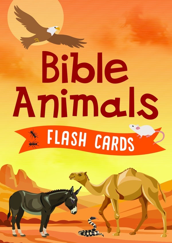 Cover image for Bible Animals Flash Cards, isbn: 9781636092744