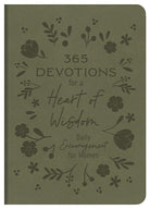 Cover image for 365 Devotions for a Heart of Wisdom, isbn: 9781636093925