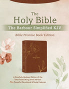 Cover image for The Holy Bible: The Barbour Simplified KJV Bible Promise Book Edition [Chestnut Floral], isbn: 9781636094786