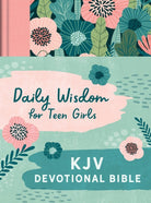 Cover image for Daily Wisdom for Teen Girls KJV Devotional Bible [Blush Rainforest], isbn: 9781636095011