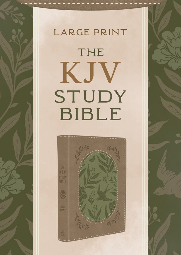 Cover image for The KJV Study Bible, Large Print [Olive Branches], isbn: 9781636095851