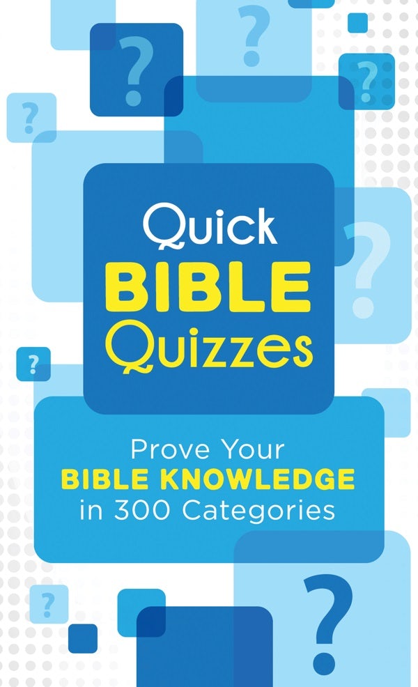 Cover image for Quick Bible Quizzes, isbn: 9781636096032