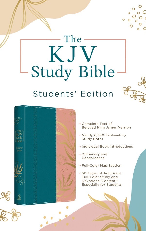 Cover image for The KJV Study Bible, Students' Edition [Tropical Botanicals], isbn: 9781636096506