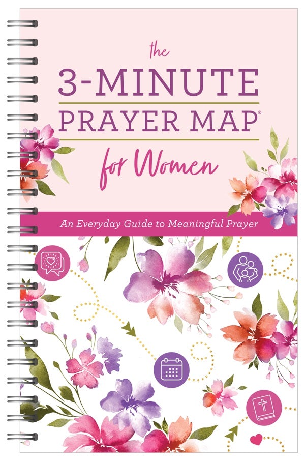 Cover image for The 3-Minute Prayer Map for Women, isbn: 9781636096520