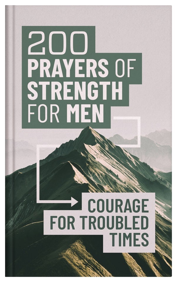 Cover image for 200 Prayers of Strength for Men, isbn: 9781636097510
